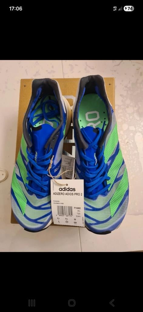 Adidas Adizero Adios Pro 2 - unisexe, Sports & Fitness, Course, Jogging & Athlétisme, Adidas, Enlèvement ou Envoi