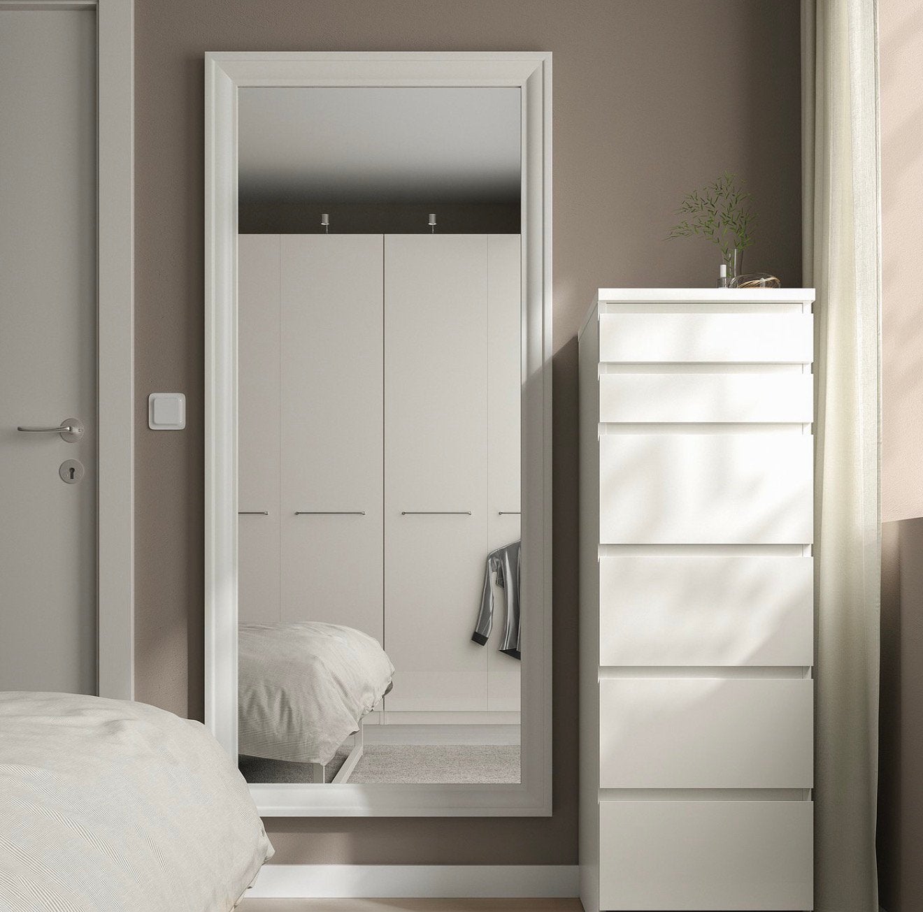 Spiegel ikea, Maison & Meubles, Accessoires pour la Maison | Miroirs, Enlèvement, Comme neuf
