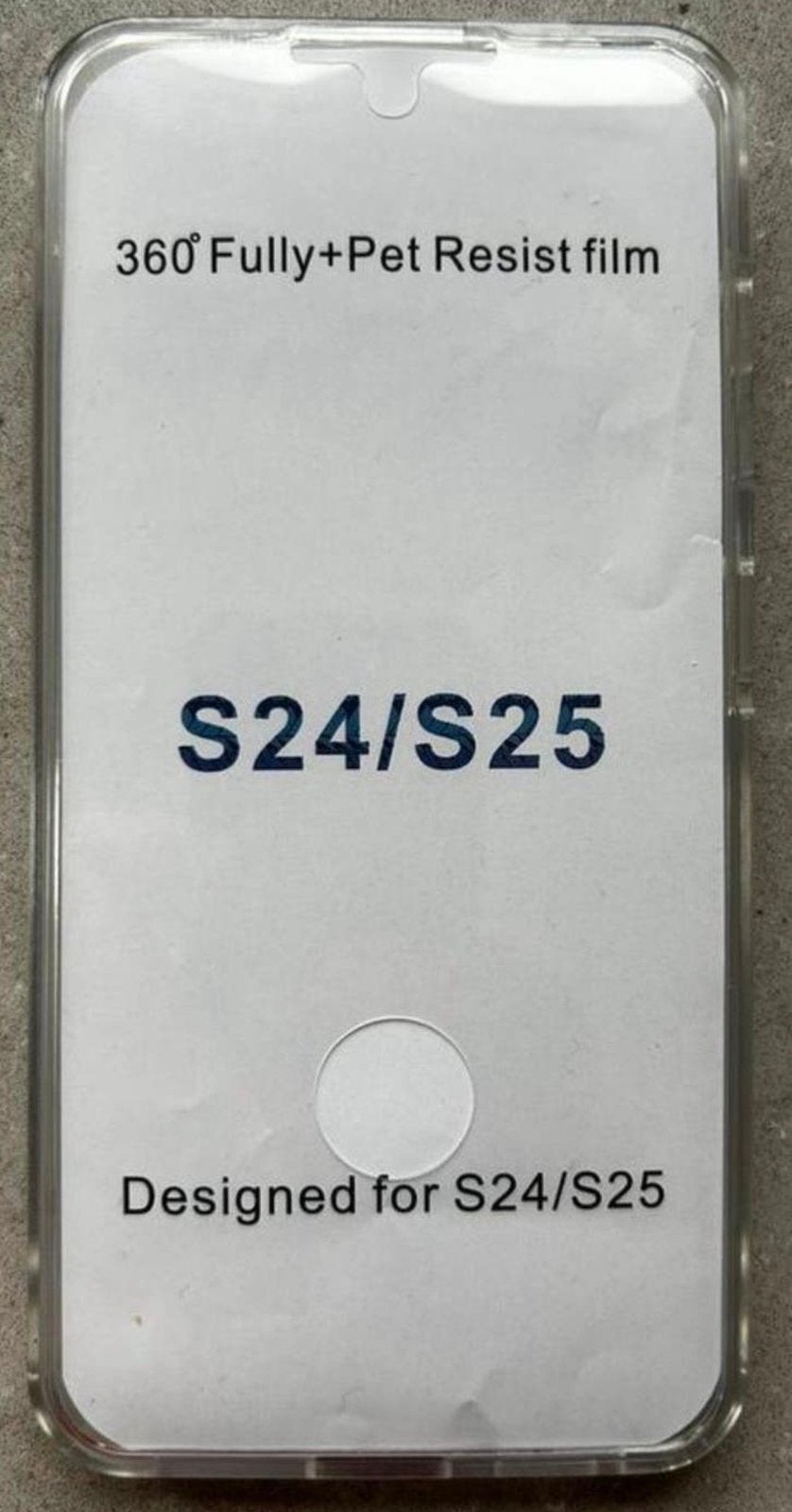 Samsung S25 GSM hoesje (Front & Back cover), Ophalen