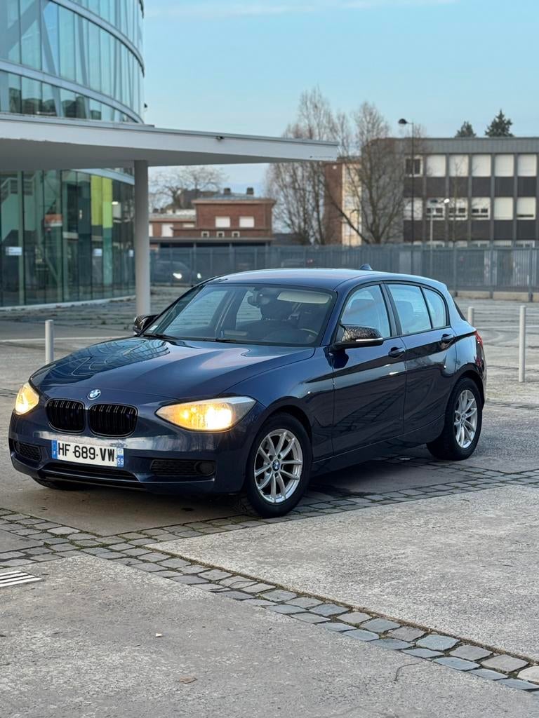 Bmw 116d, Auto's, 500 g/km, Zwart, Blauw, USB