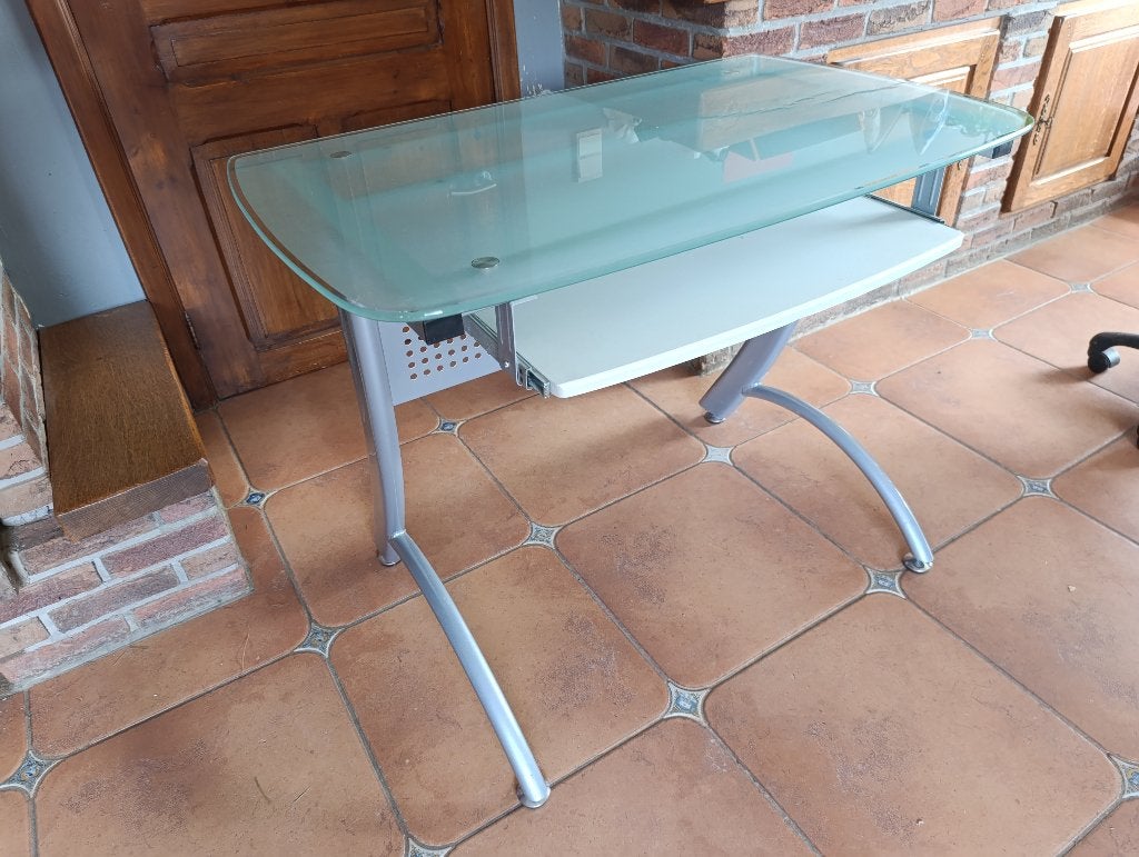 Bureau, Enlèvement, Utilisé, Verre