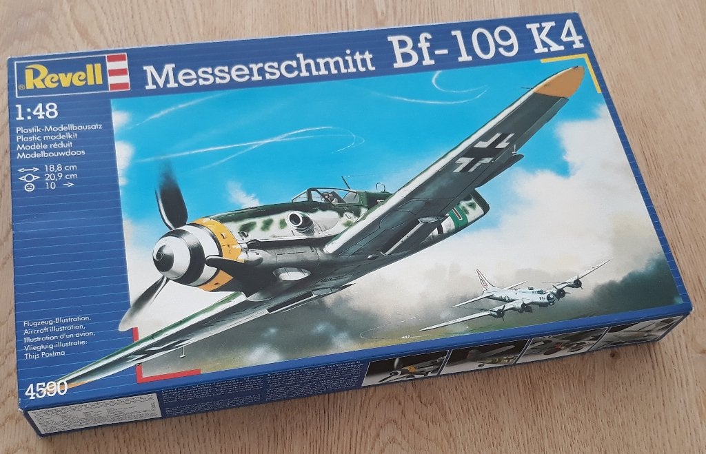 Messerschmitt Bf-109 K4, Plus grand que 1:72, Enlèvement ou Envoi, Revell, Comme neuf