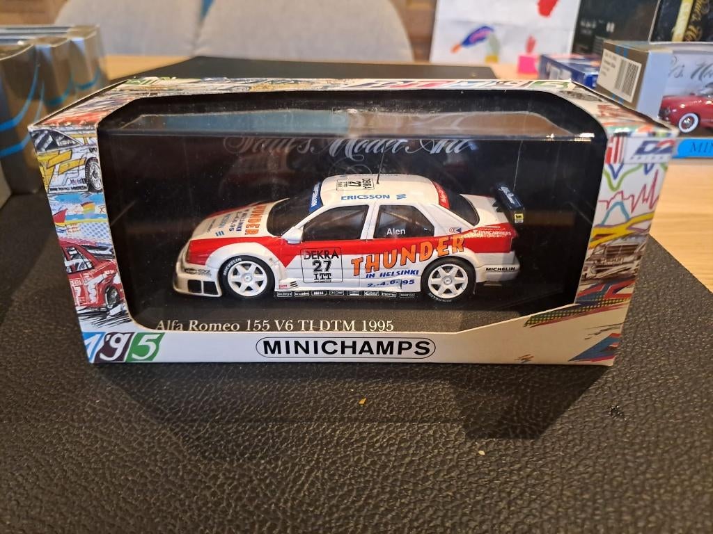 Minichamps Alfa Roméo 155 V6 DTM 1995 Alen 1/43, Hobby & Loisirs créatifs, Enlèvement ou Envoi, Neuf, Voiture, MiniChamps