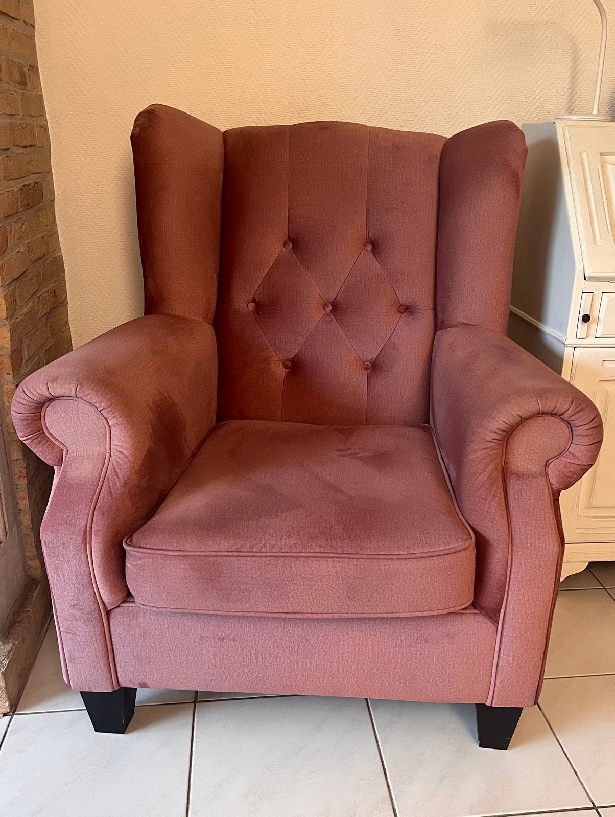Mooie feautuil één zit, Maison & Meubles, Fauteuils, Enlèvement, Utilisé, Tissus