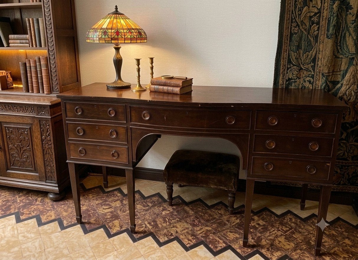 Antiek-stijl mahoniehouten dressoir, Enlèvement