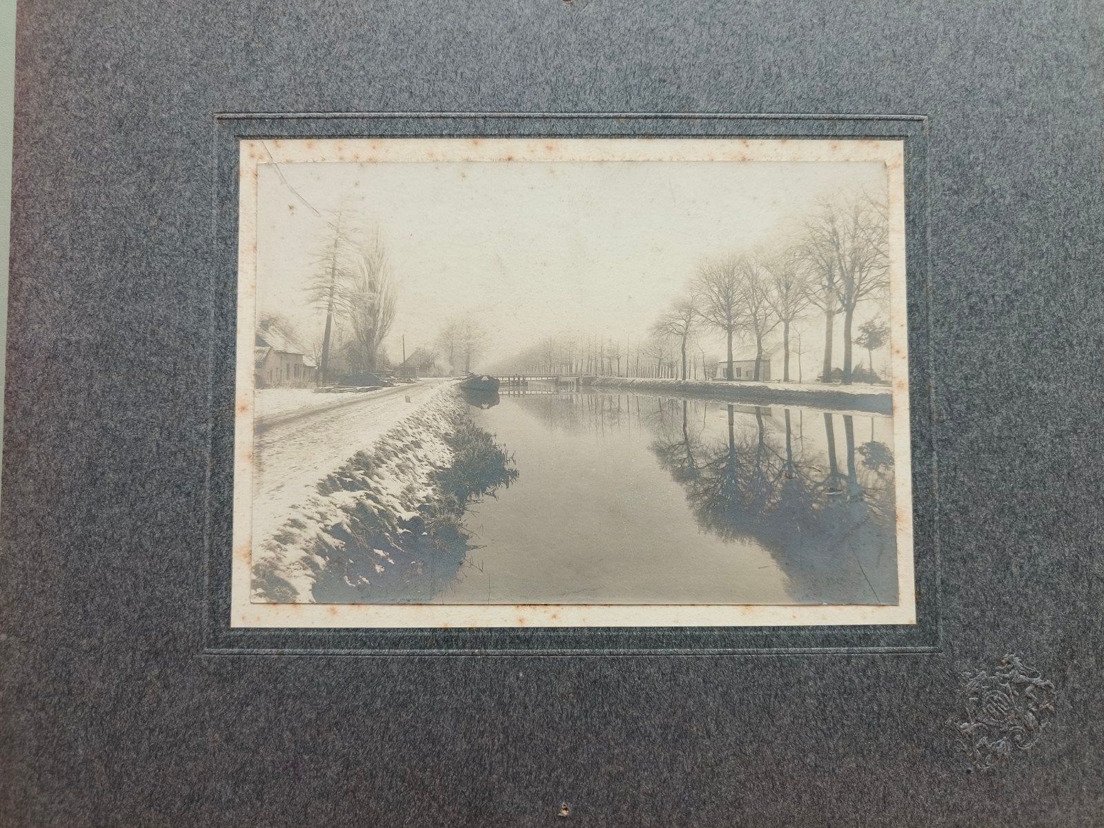 prachtige foto zicht op kanaal 1914, Ophalen of Verzenden, Foto