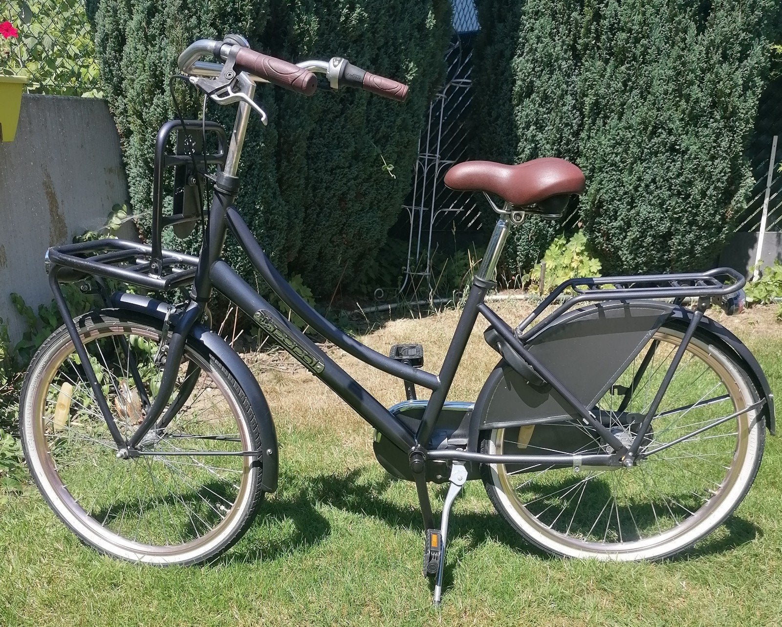 dames /meisjes fiets, Ophalen