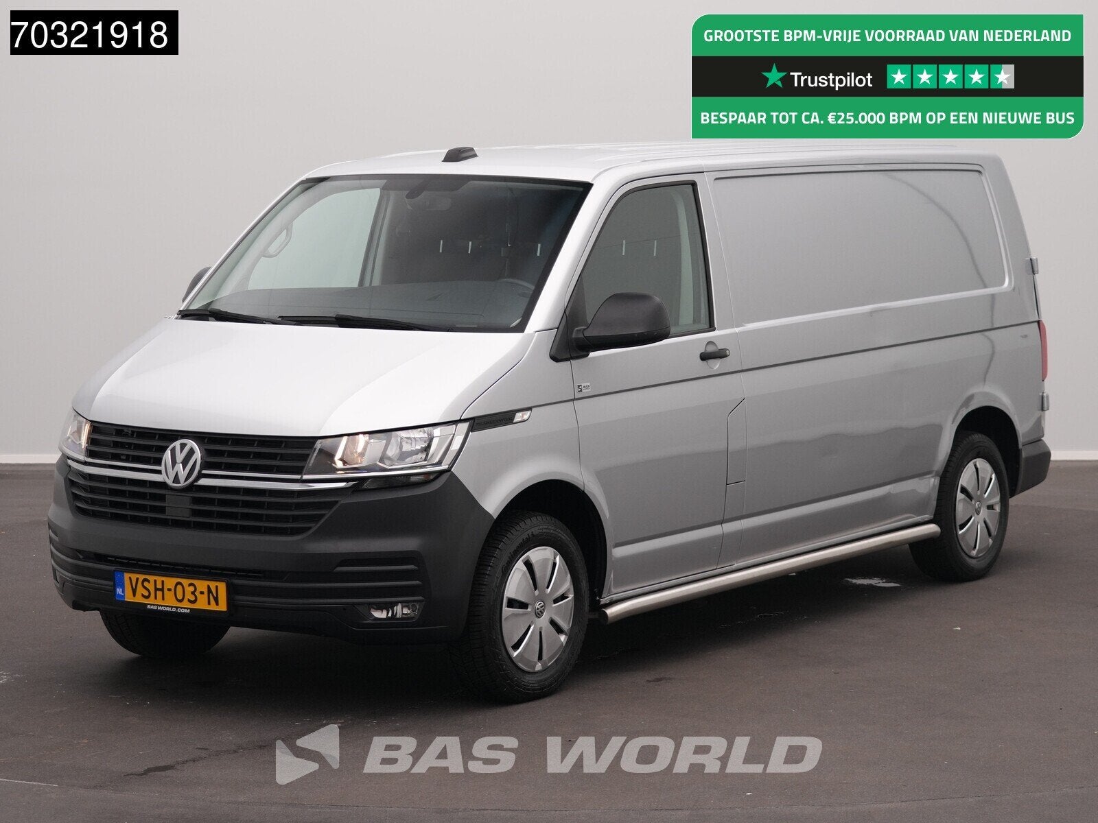 Volkswagen Transporter 110pk L2H1 Trekhaak Navi Airco Cruise, Auto's, Stof, Gebruikt, 4 cilinders, Volkswagen