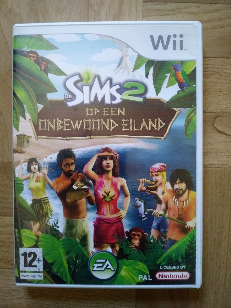 Les Sims 2 Sur une île déserte, jeu Wii, Enlèvement ou Envoi, 1 joueur, À partir de 12 ans, Aventure et Action