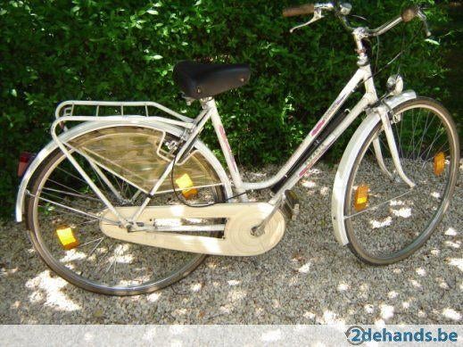 Witte damesfiets, meisjesfiets, Enlèvement, Utilisé