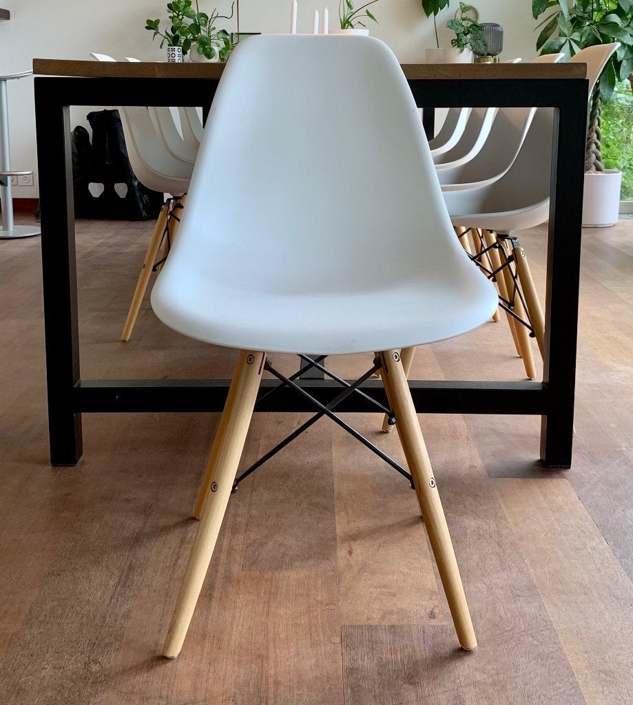 Stoel eetkamer (8 stuks), Huis en Inrichting, Wit, Zo goed als nieuw, Vijf, Zes of meer stoelen, Ophalen