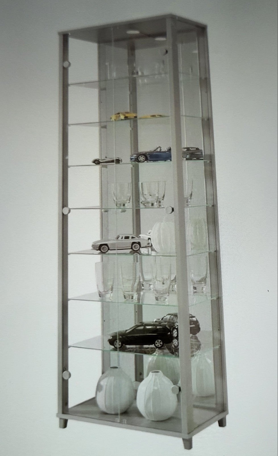 Vitrine argentée, Maison & Meubles, Armoires | Vitrines, Enlèvement