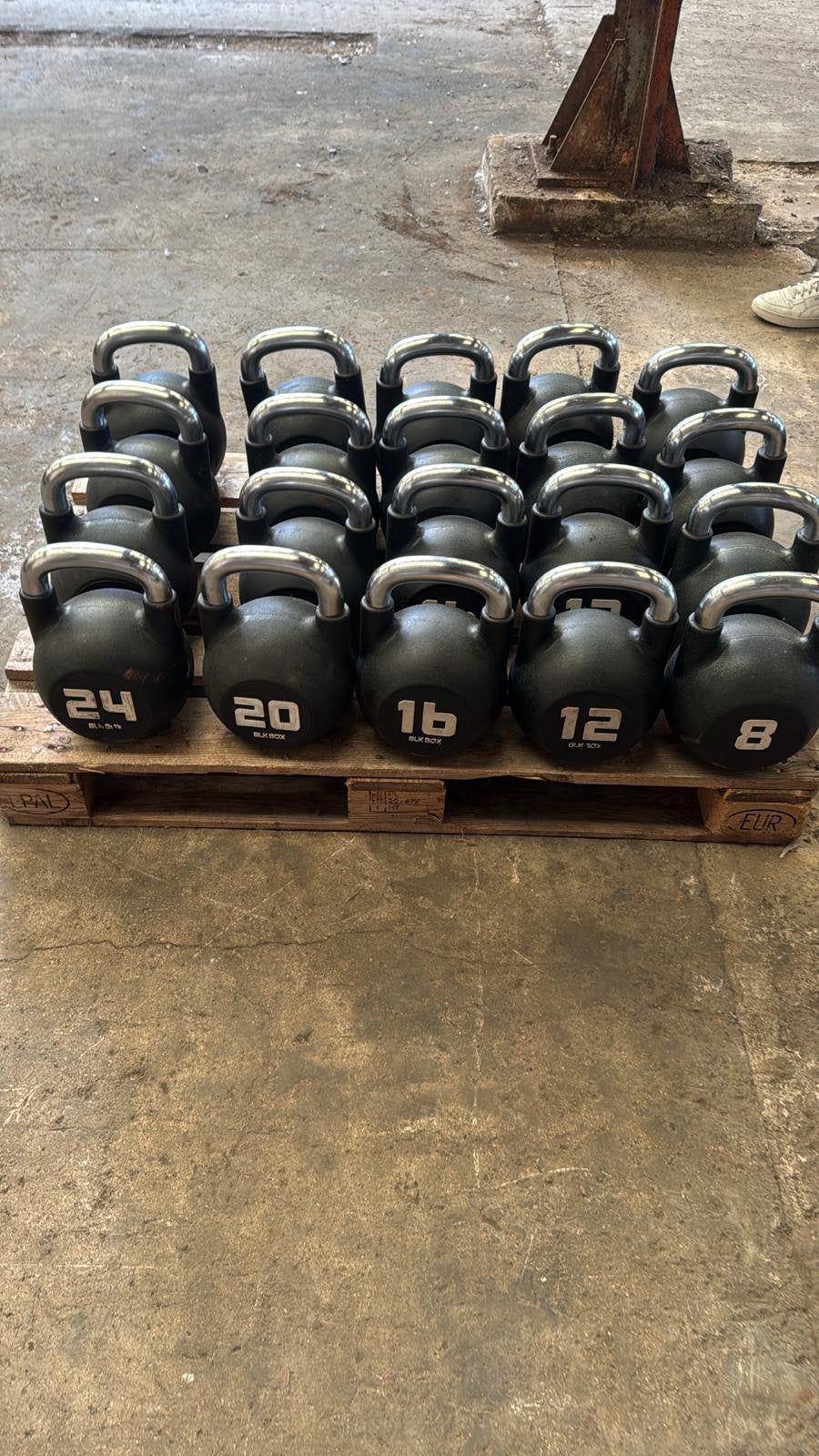 Blackbox kettlebells - 8 tm 24 kg set, Sport en Fitness, Fitnessmaterialen, Ophalen, Zo goed als nieuw