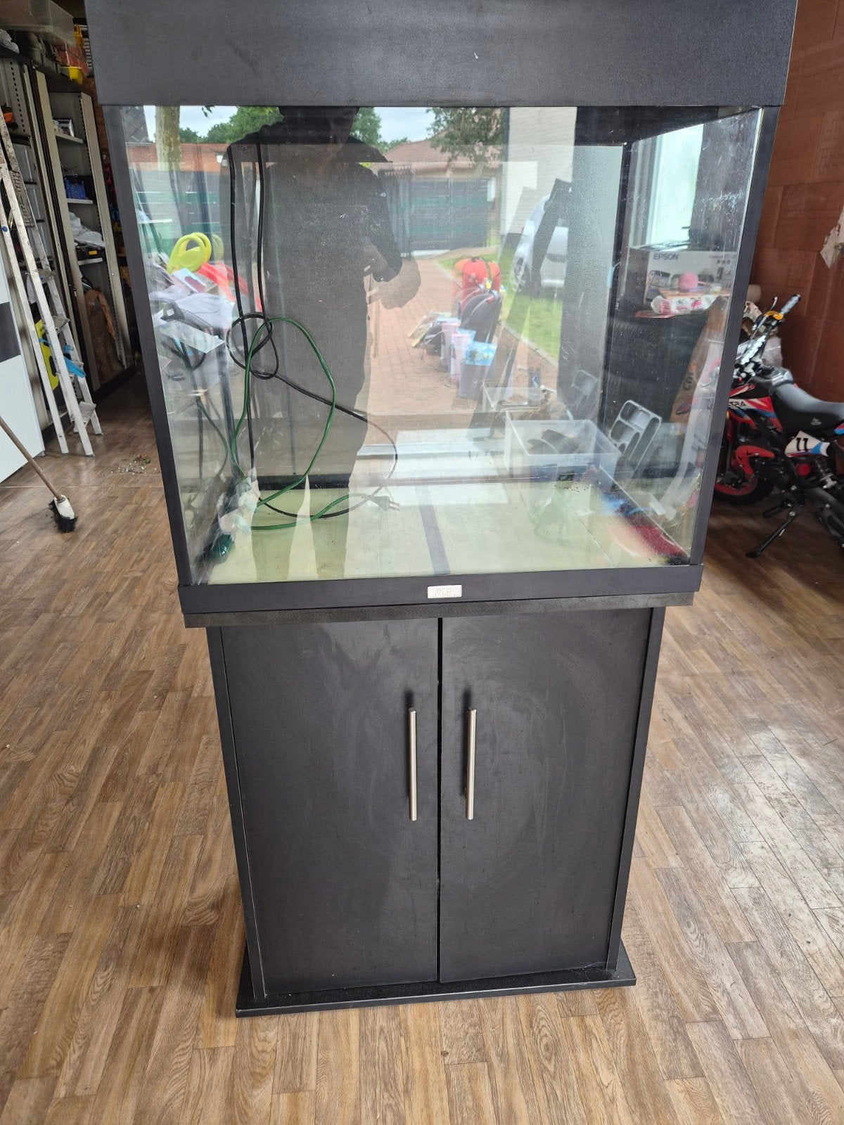 Aquarium met kast + buitenfilter en verwarming, Dieren en Toebehoren, Ophalen, Verwarming