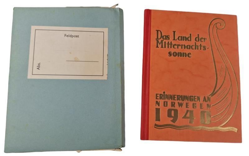 Norvège   allemande dans le livre de couverture original, Enlèvement ou Envoi