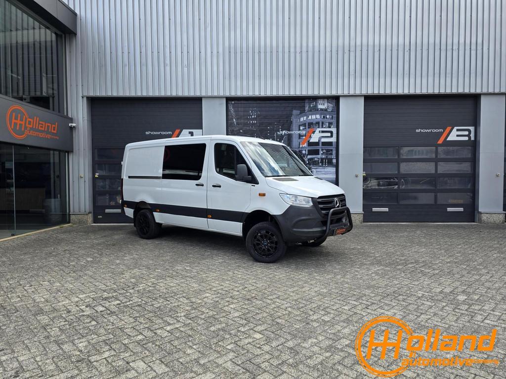 Mercedes Sprinter bestel 316 2.2 CDI L2H1 DC 4X4!, Auto's, Gebruikt, 4 cilinders, Wit, 2143 cc