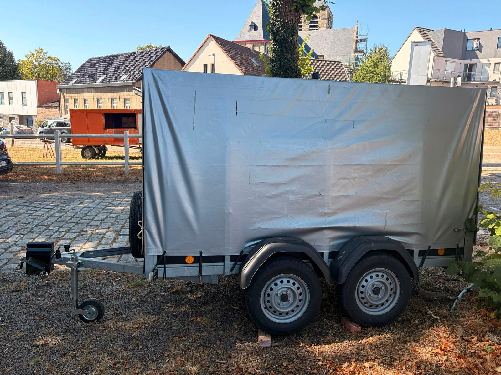 Aanhangwagen met huif, Auto diversen, Ophalen, Zo goed als nieuw