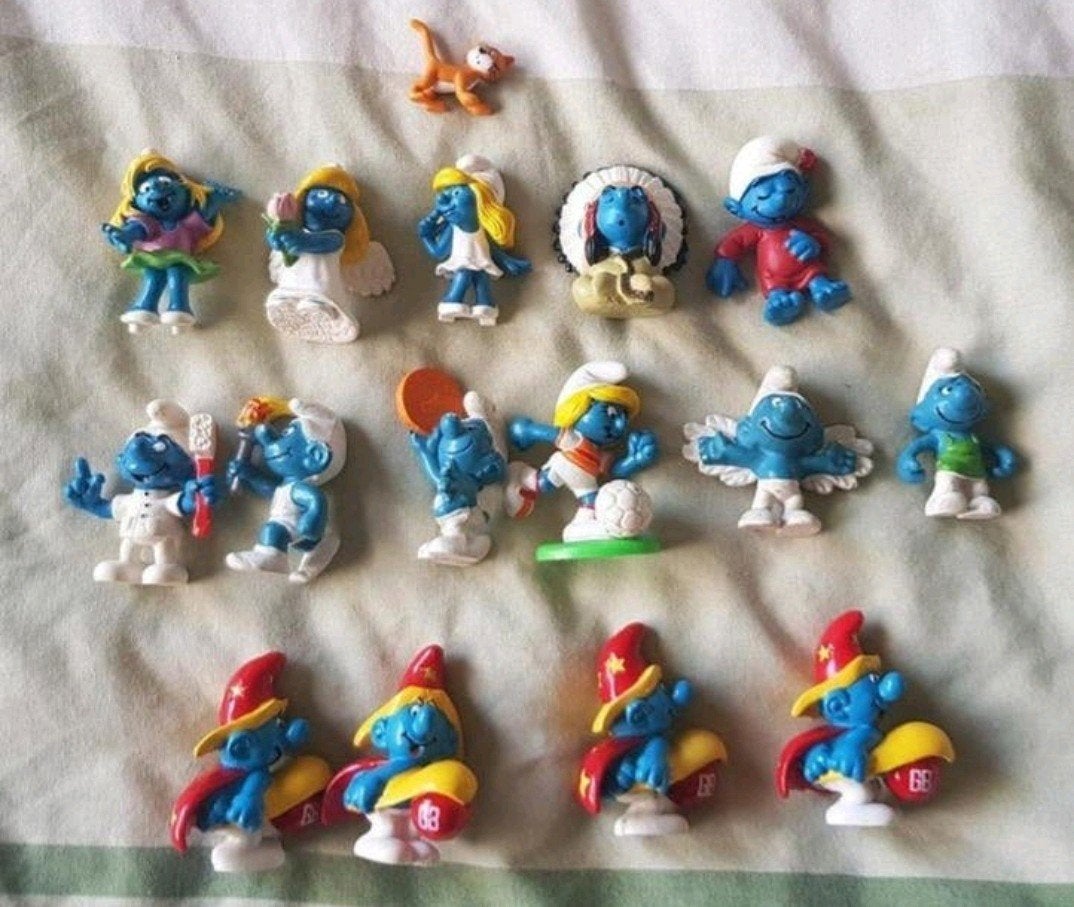 Oude peyo smurfen, Ophalen