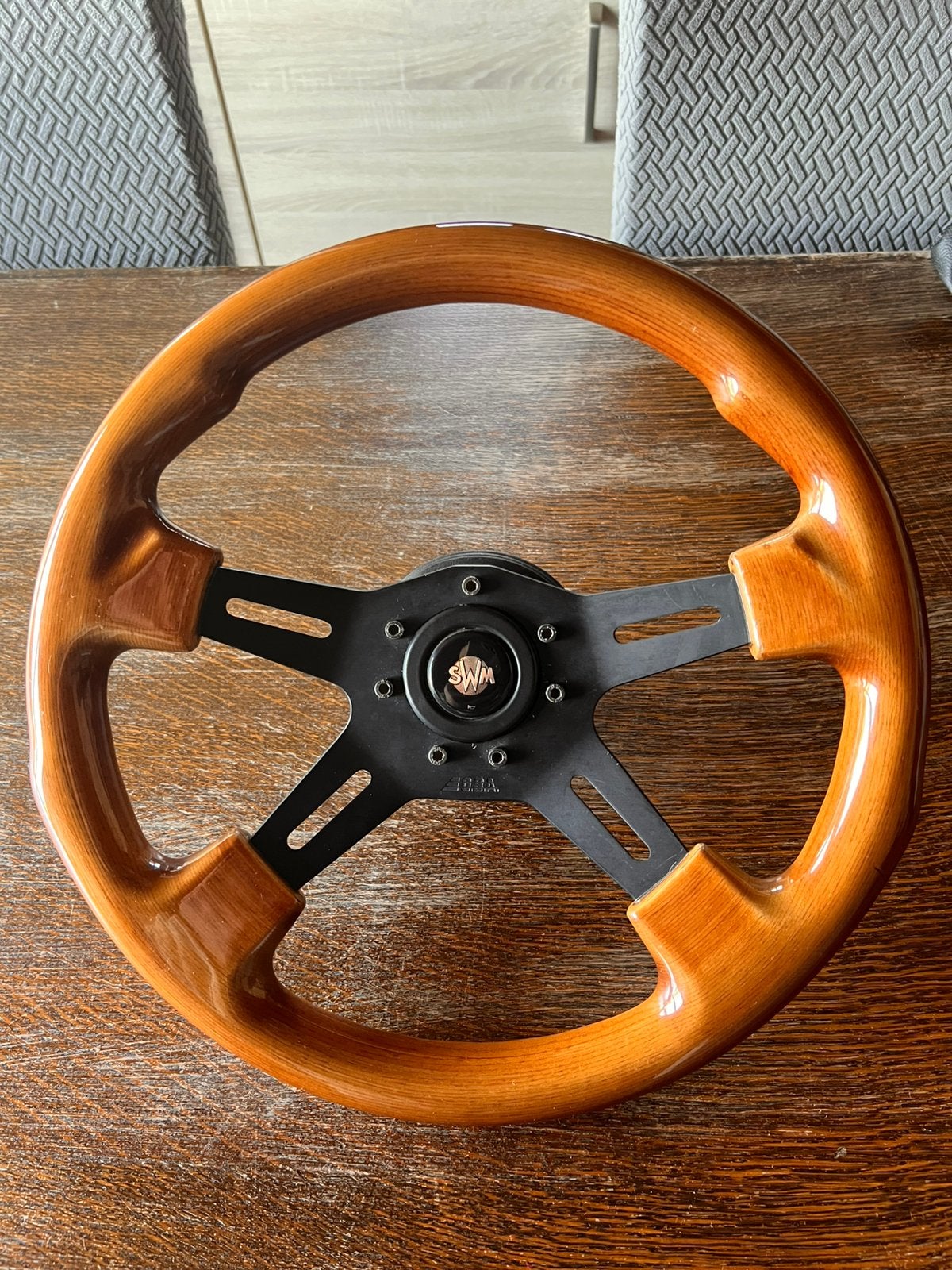Volant en bois italien vintage complet, Enlèvement, Volkswagen