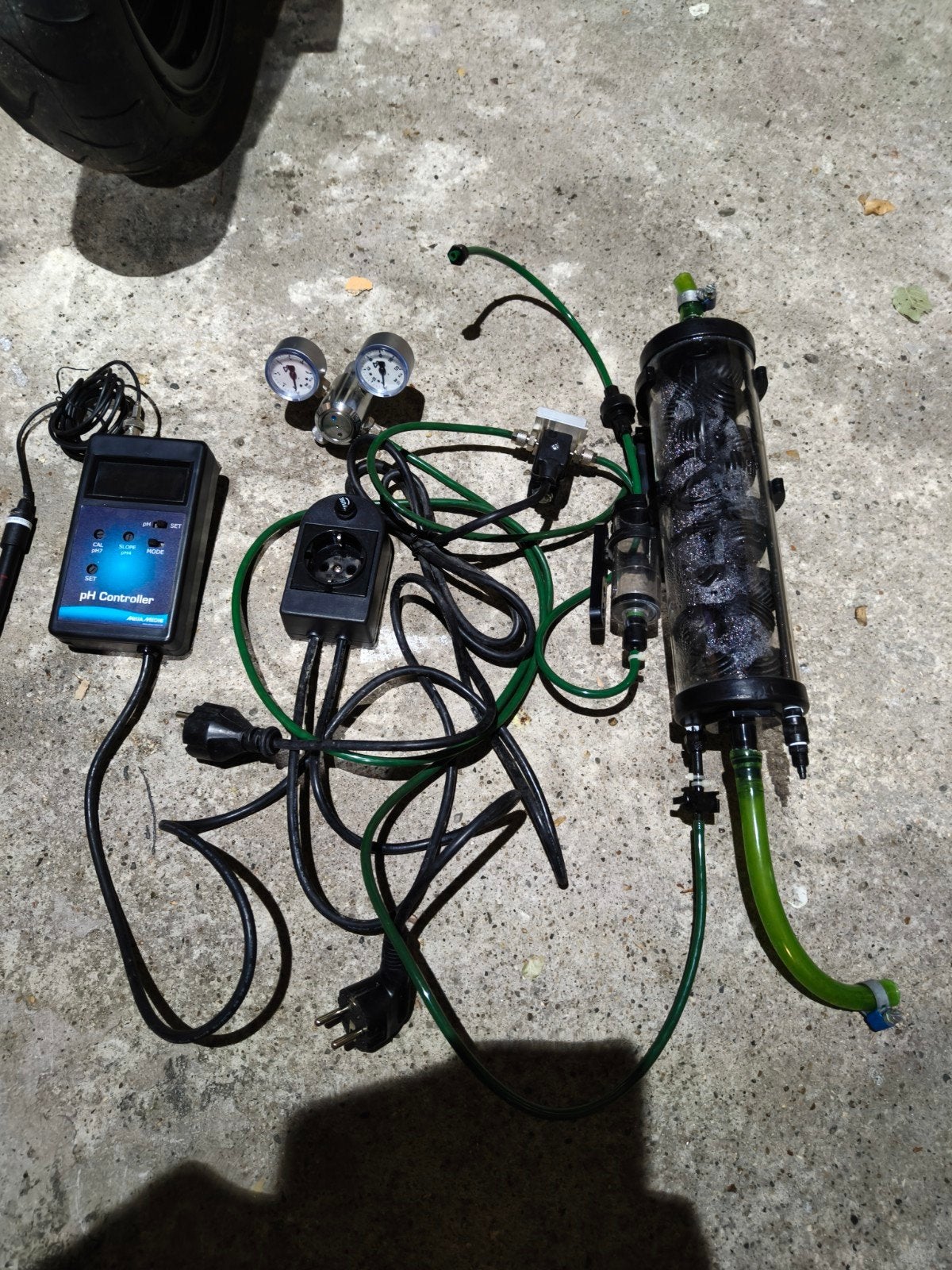 te koop co2  spullen en ph controller, Dieren en Toebehoren, Ophalen