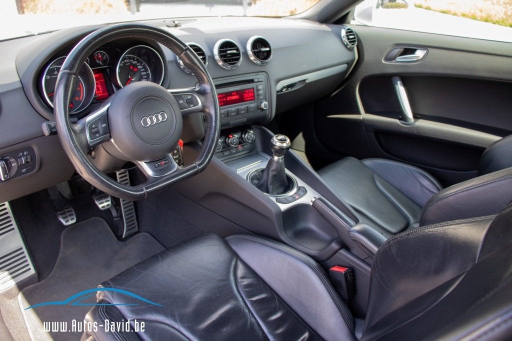 Audi TT 2.0 TFSI Coupé/Historique/Cuir/CLIMATISATION, Autos, Audi, Cuir, Argent ou Gris, Entreprise, Noir