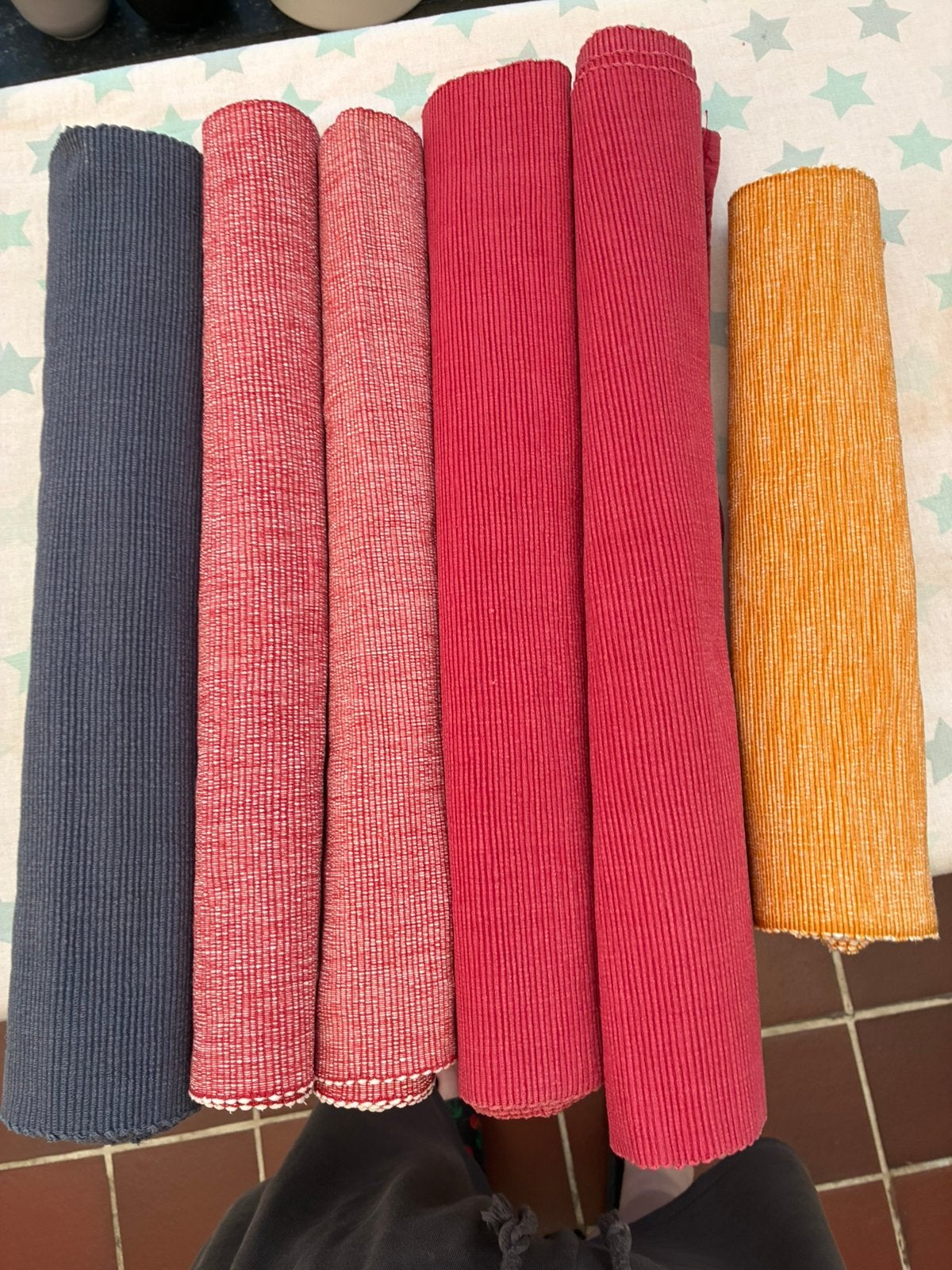 Tafellopers verschillende kleuren, Tafelloper, Ophalen, Gebruikt, Rechthoek
