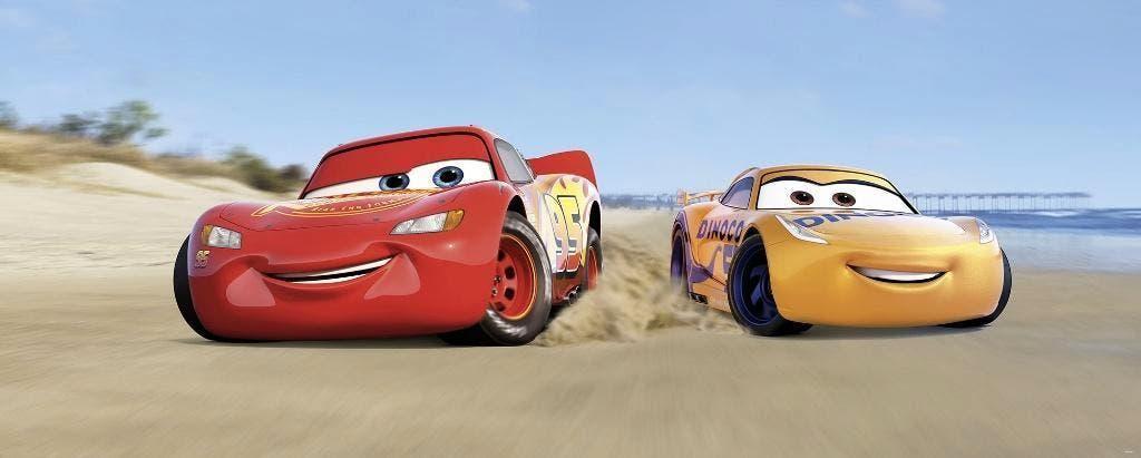 Disney Cars Poster Behang - 100x250 - Gratis Verzending, Enlèvement ou Envoi, Neuf, Décoration murale