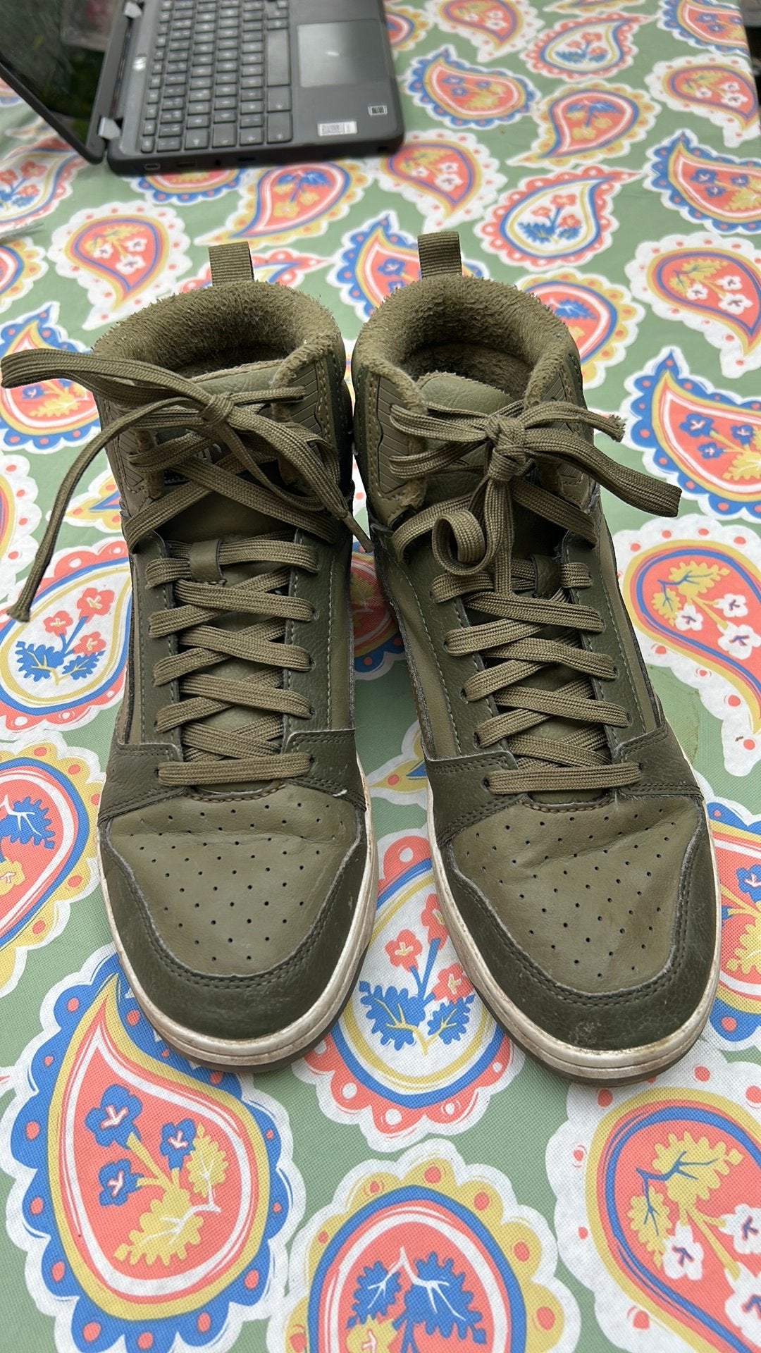 Hoge sneakers in kaki van puma maat 39, Kleding | Heren, Ophalen, Zo goed als nieuw, Sneakers