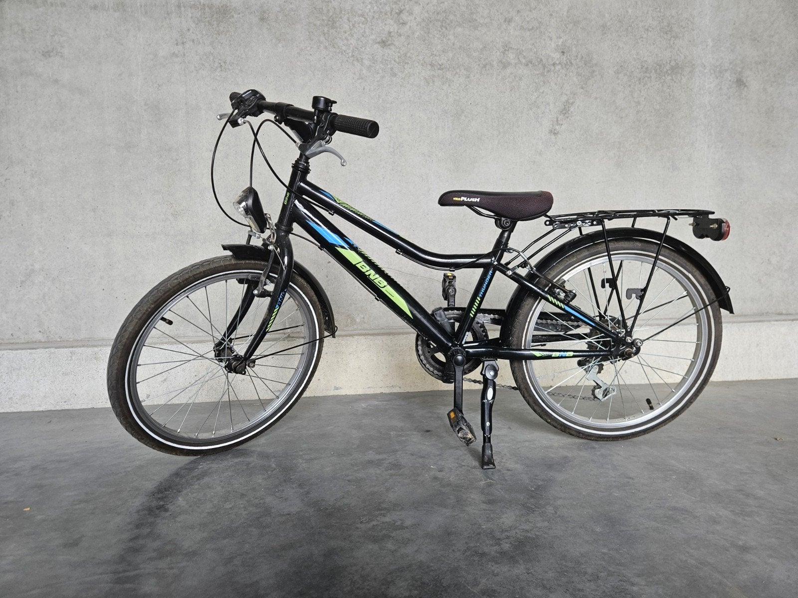 jongensfiets 20 inch met 6 versnellingen, Vitesses, Frein sur jante, Comme neuf, BNB bike
