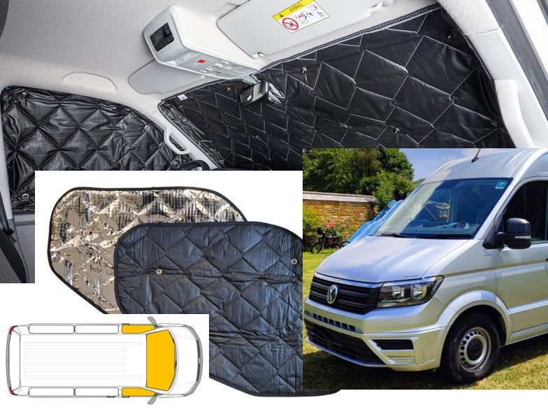 Raamisolatie Volkswagen Crafter Vanaf 2016 Black line, Caravanes & Camping