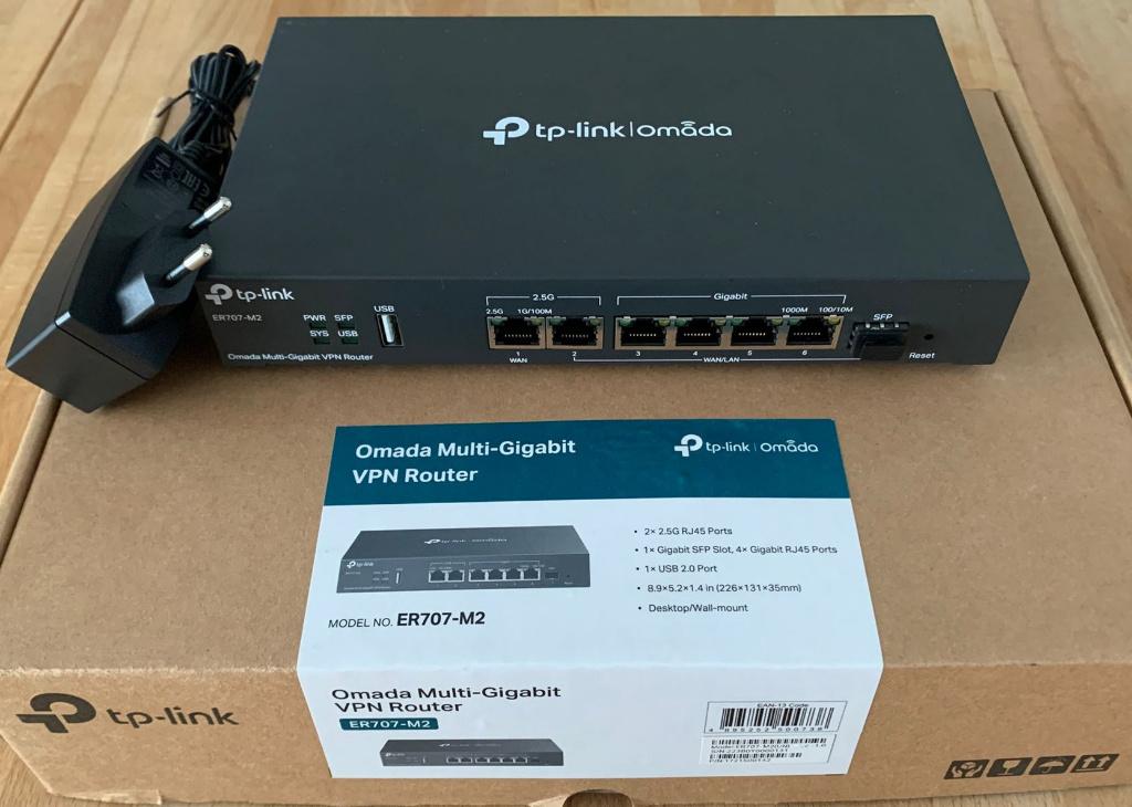 TPLink ER707 M2 Fiber Optic VPN Router, Computers en Software, Ophalen of Verzenden, Nieuw, Router, TP Link