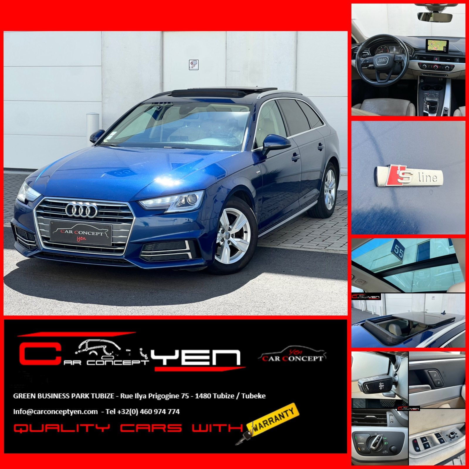 Audi A4 Avant 2.0 TDi ultra*S-Line*Pano*AutoClim, Cuir, Achat, Entreprise, A4