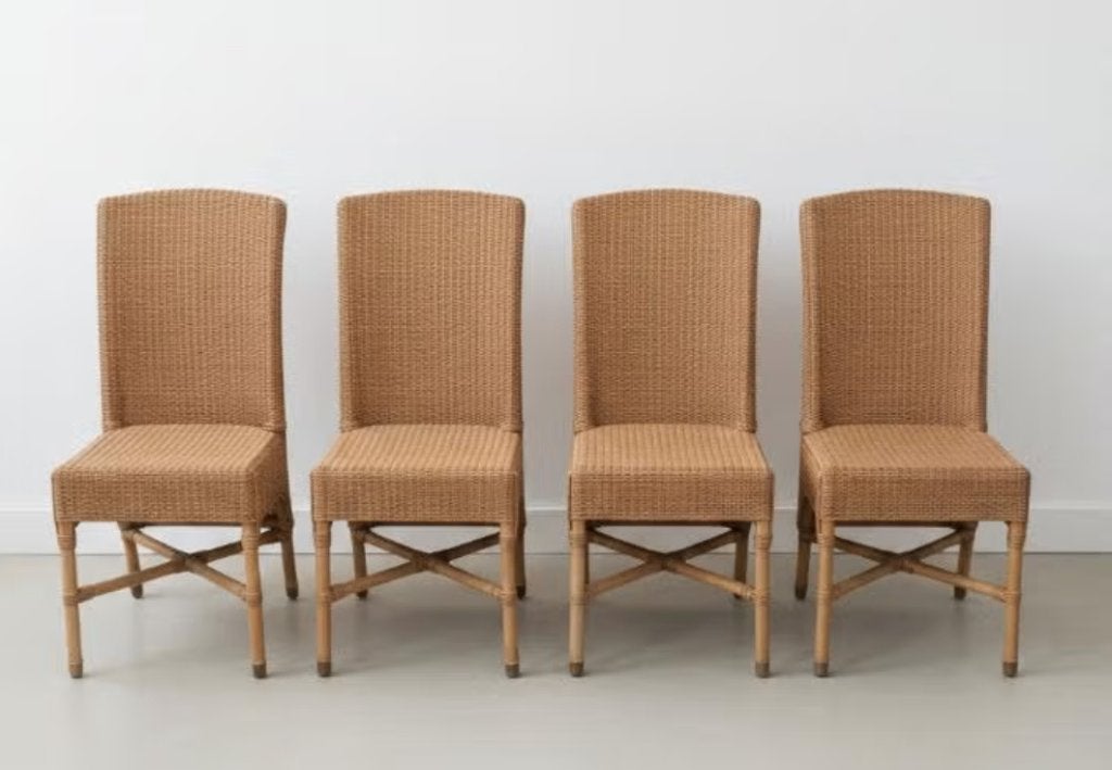 4 Vintage Vincent Sheppard stoelen, Enlèvement ou Envoi, Utilisé, Bois, Quatre