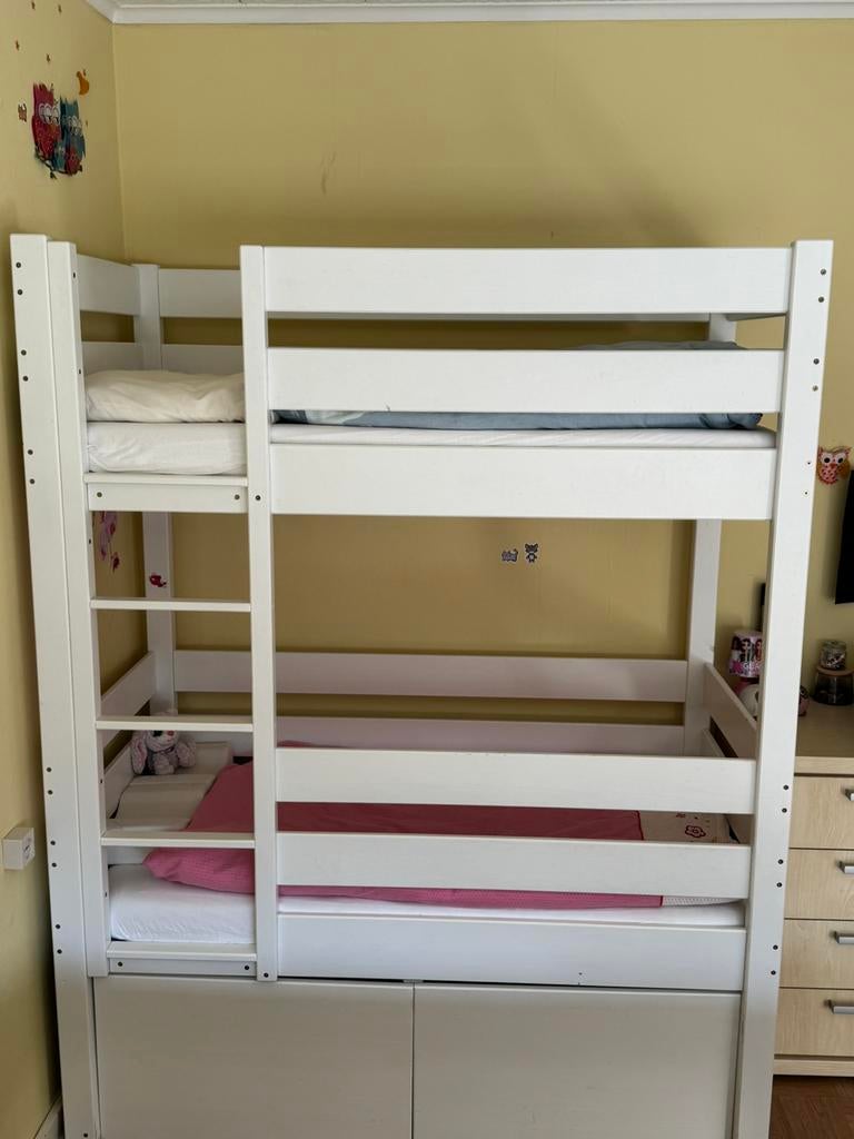 Stapelbed voor jonge kinderen, Autres dimensions, Enlèvement, Utilisé, Deux personnes