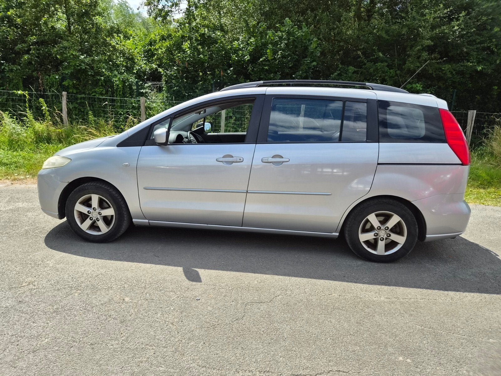 Mazda 5 1.8i 7 sièges, Autos, Mazda, Argent ou Gris, Achat, 7 places, Boîte manuelle