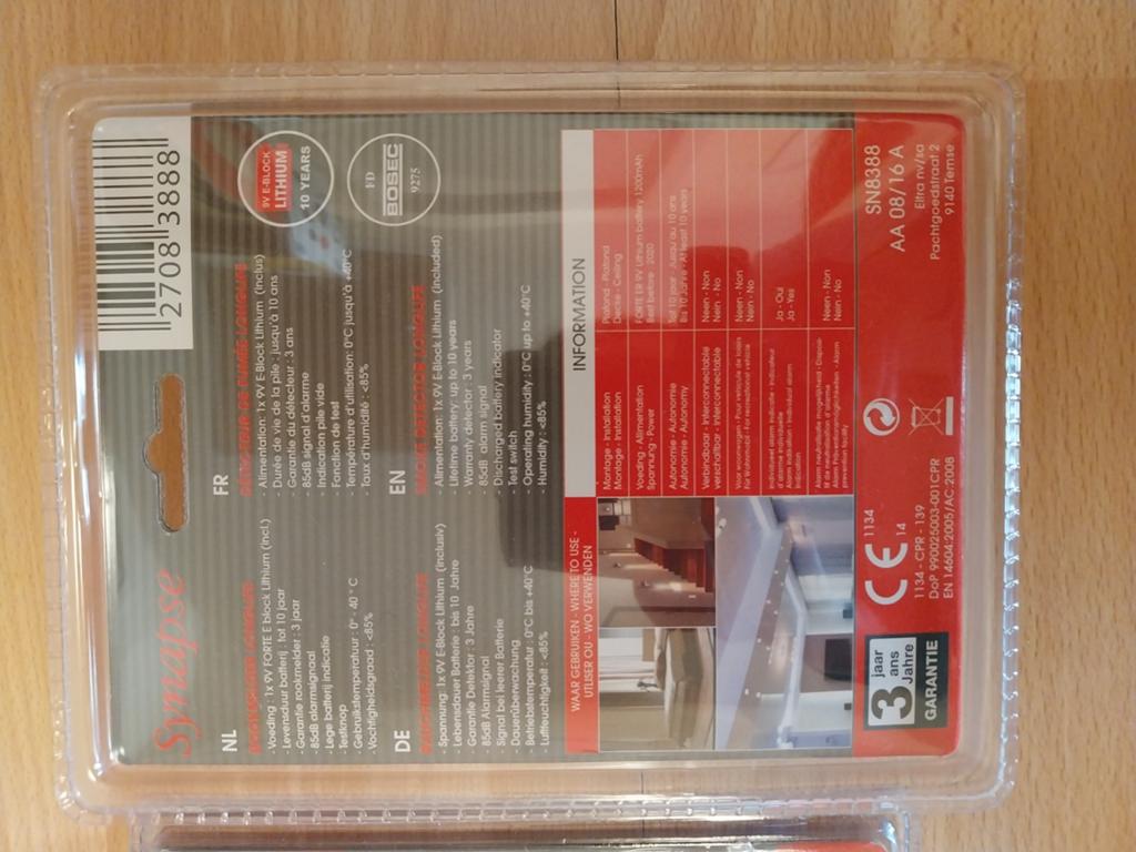 Rookmelders, Doe-het-zelf en Bouw, Alarmsystemen, Ophalen