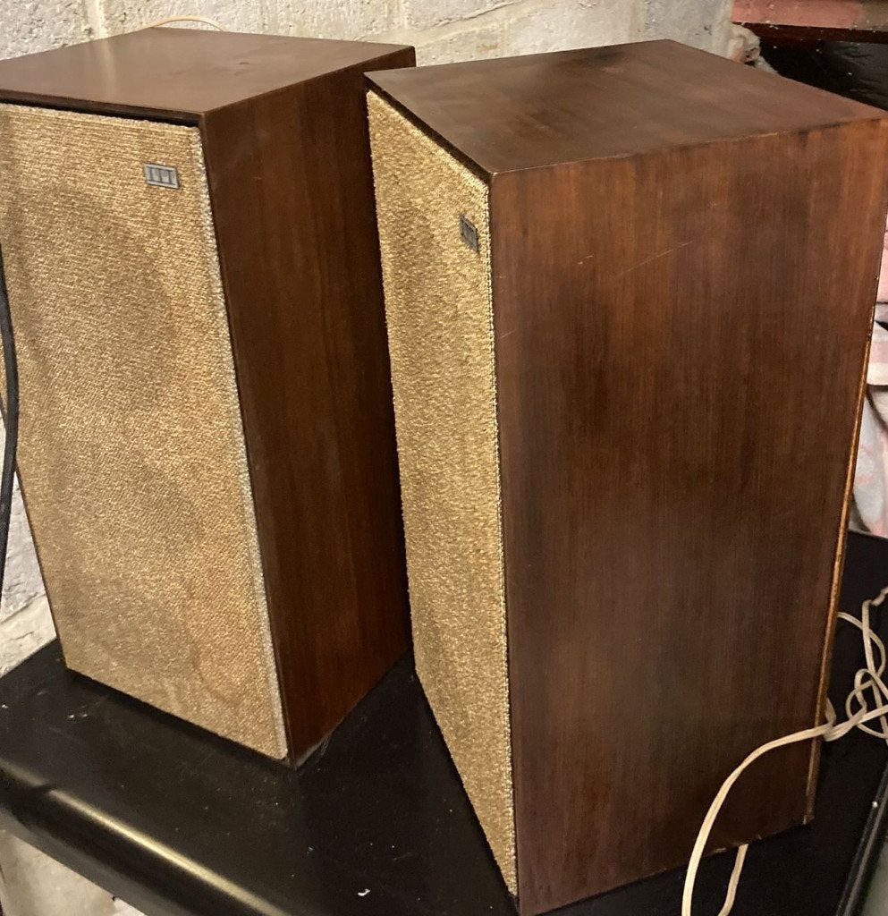 Setje vintage ITT HiFi-Klangstrahler B630, Audio, Tv en Foto, Stereo speakers, Gebruikt, Minder dan 60 watt, Ophalen