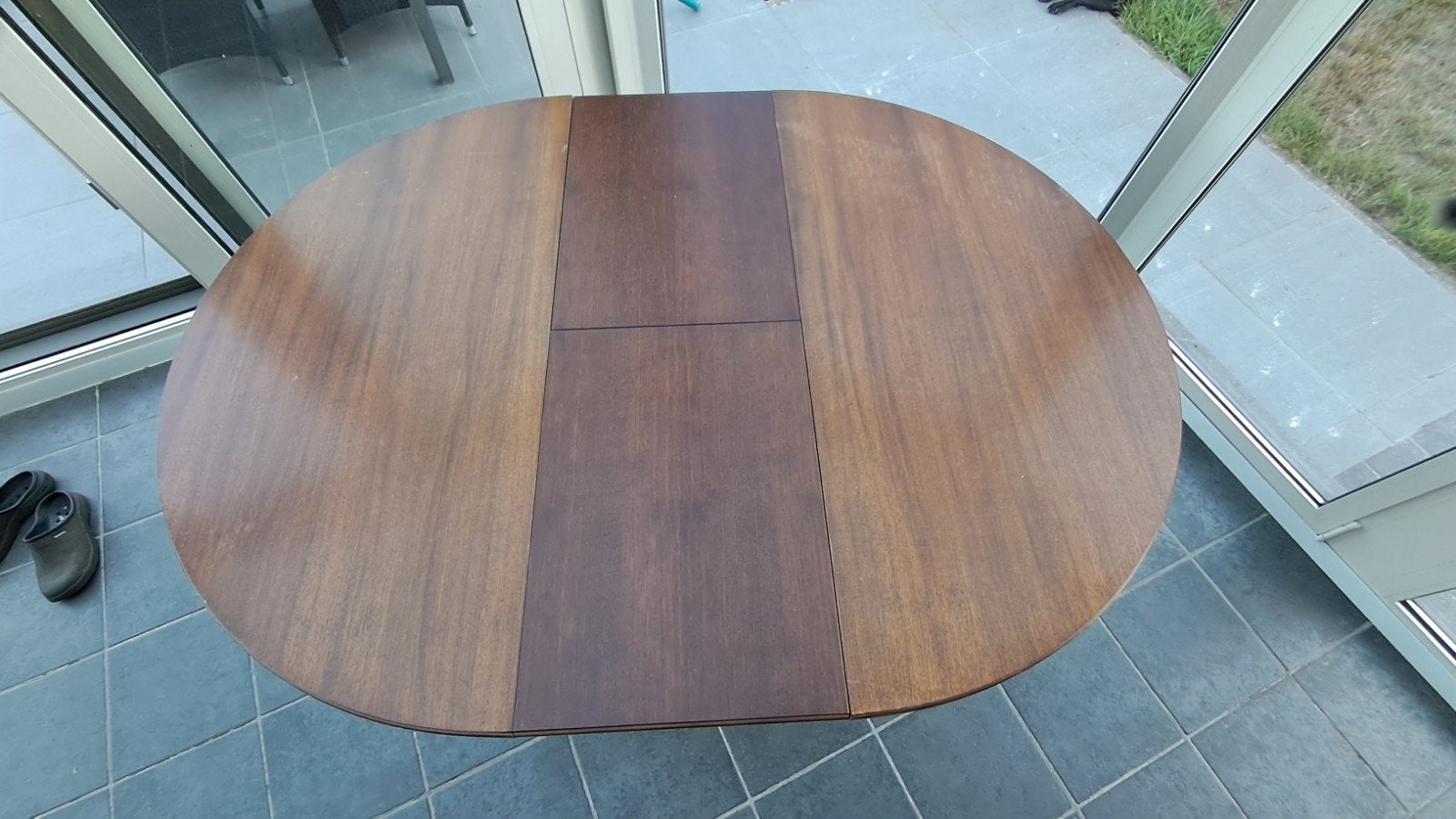 Houten tafel, Ophalen, Gebruikt, 100 tot 150 cm, Klassiek