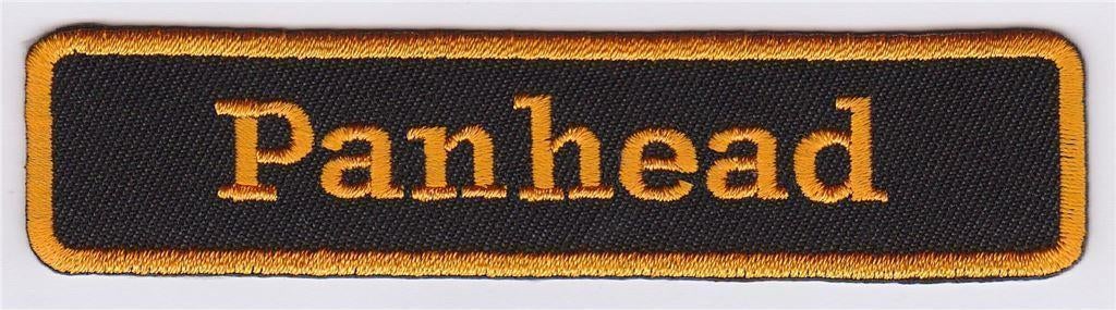 Harley Davidson Panhead stoffen opstrijk patch embleem #1, Motoren, Verzenden, Nieuw