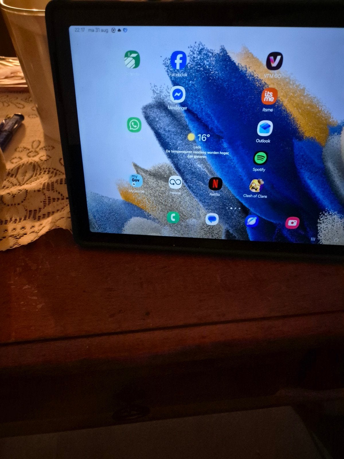 tablet Samsung Galaxy a tab, Ophalen, 12 inch, Zo goed als nieuw, 128 GB