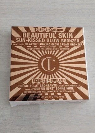 Charlotte Tilbury Beautiful Skin Sun-Kissed Glow Cream Bronz, Handtassen en Accessoires, Ophalen of Verzenden, Nieuw, Gehele gezicht