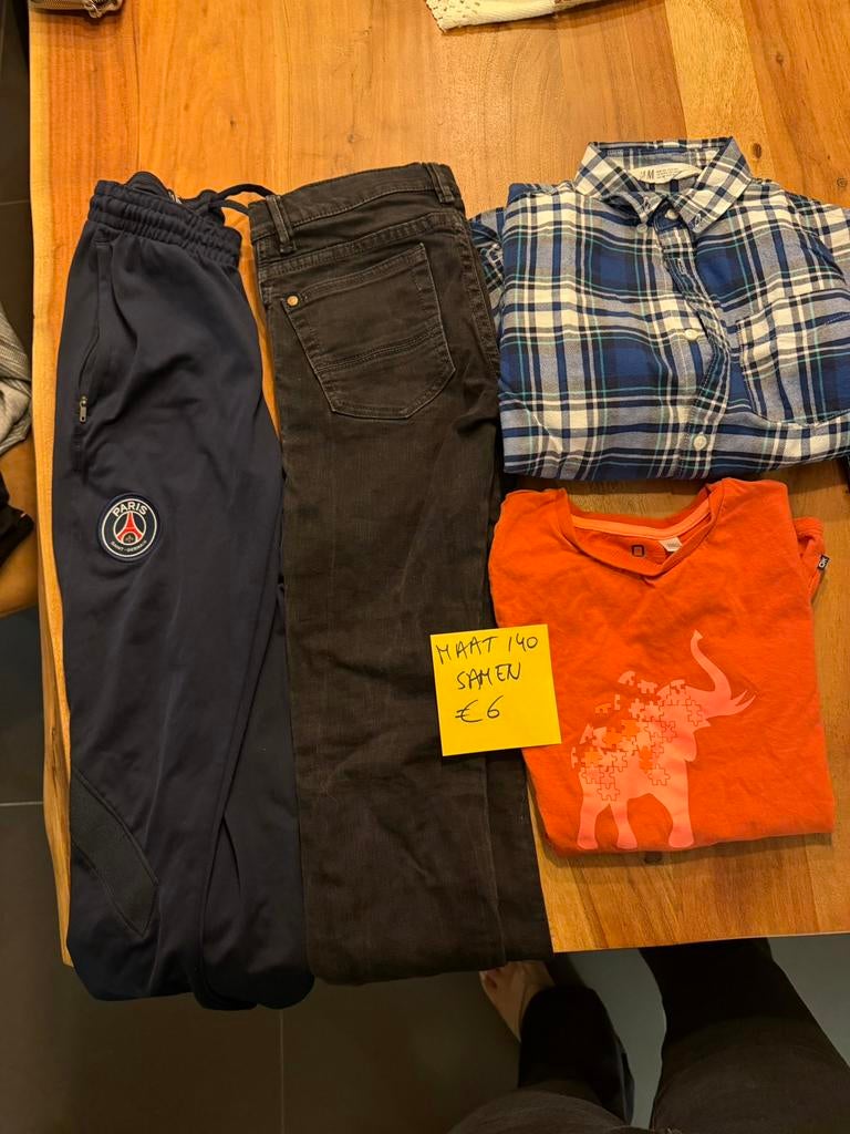Pakket jongenskledij maat 140, Kinderen en Baby's, Kinderkleding | Maat 140, Ophalen, Zo goed als nieuw
