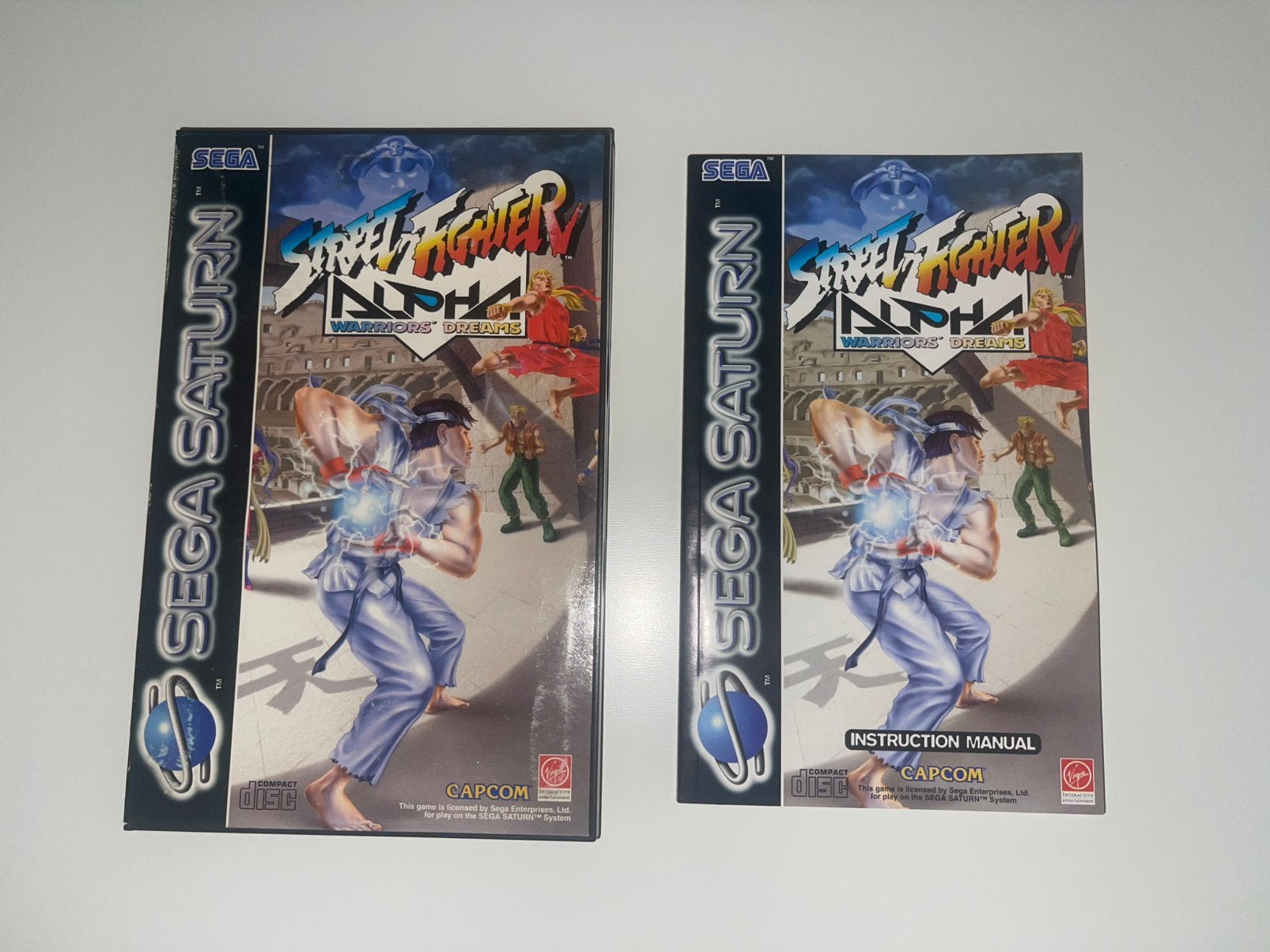 Street Fighter Alpha Sega Saturn PAL, Enlèvement, Utilisé