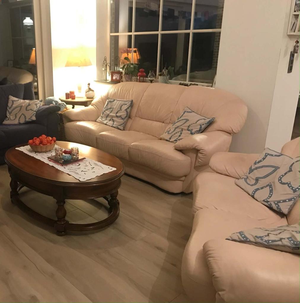 Salon met 3 en 2-zit zetel, Ophalen