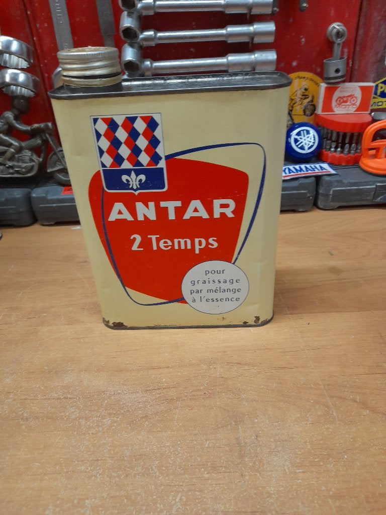 Oude Antar 2-takt lege oliekan, Verzamelen, Merken en Reclamevoorwerpen, Gebruikt, Overige typen, Verzenden