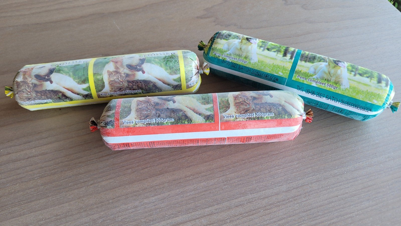 Vers volledig hondenvoer - bevroren, Ophalen, Hond