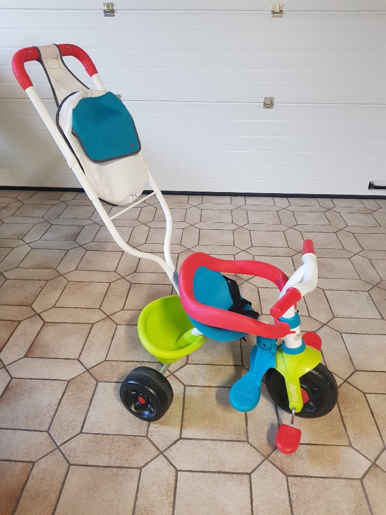 Smoby Be Move comfort driewieler 3 in 1, Fietsen en Brommers, Fietsen | Driewielers, Ophalen, Duwstang