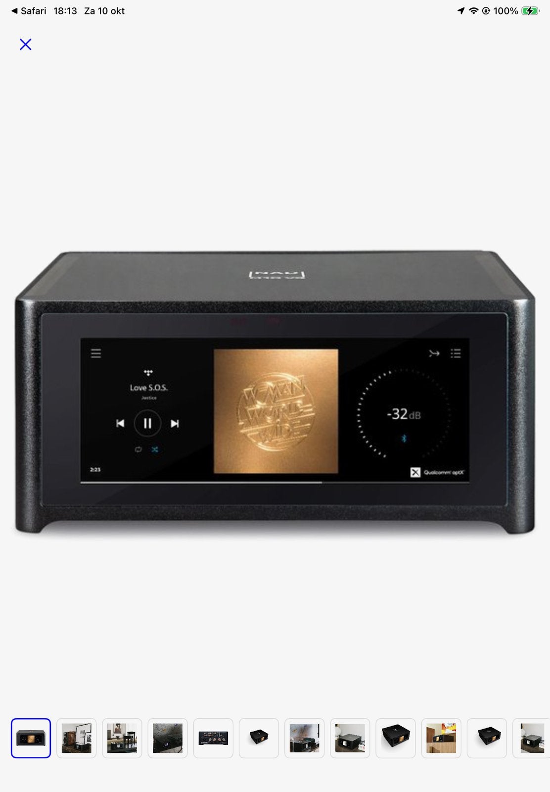 NAD M10 V3, Audio, Tv en Foto, Overige merken, Ophalen of Verzenden, Zo goed als nieuw, 60 tot 120 watt