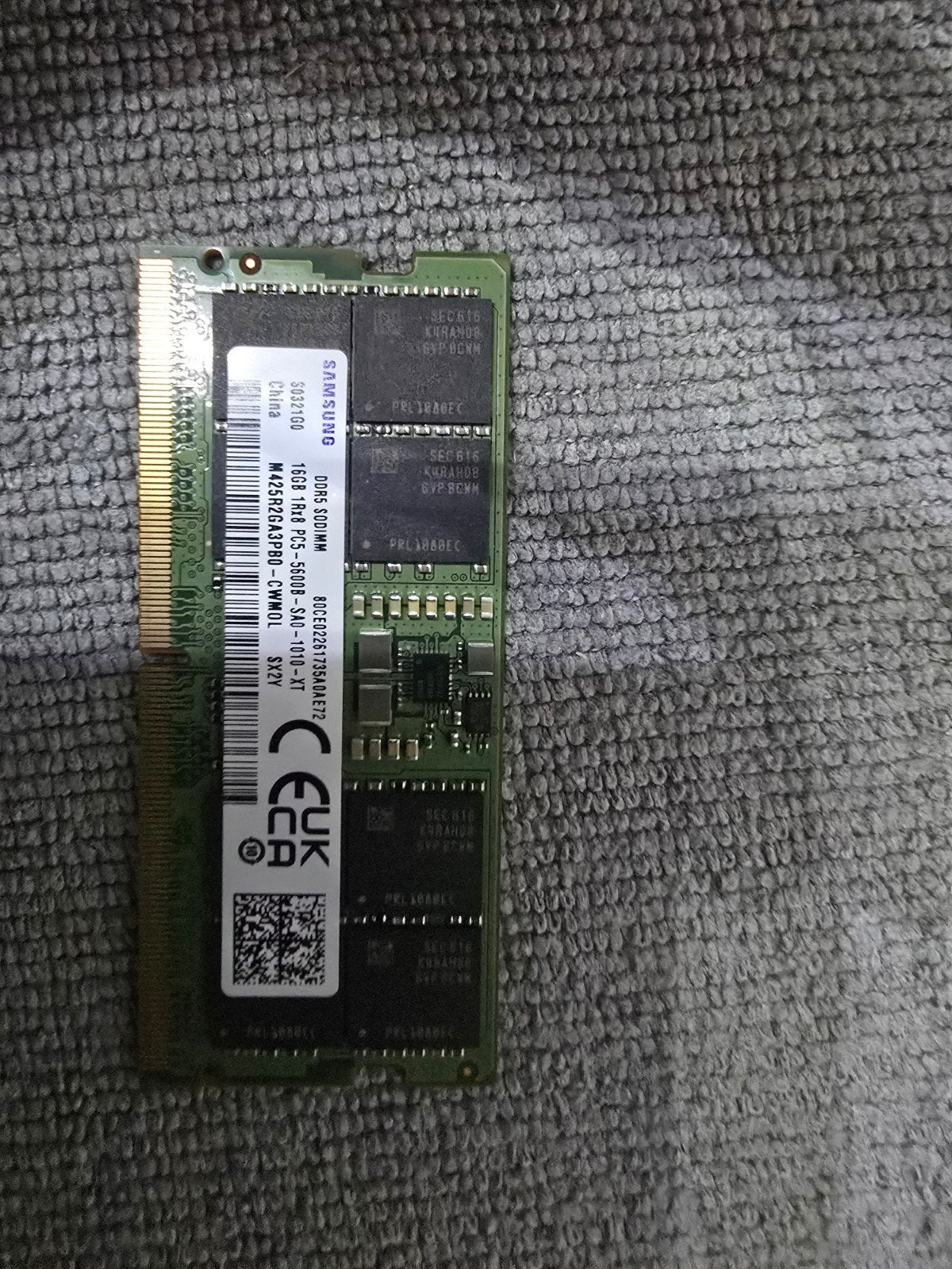 16 g RAM DDR5 5600 (laptop), Computers en Software, Ophalen of Verzenden, DDR5, Laptop