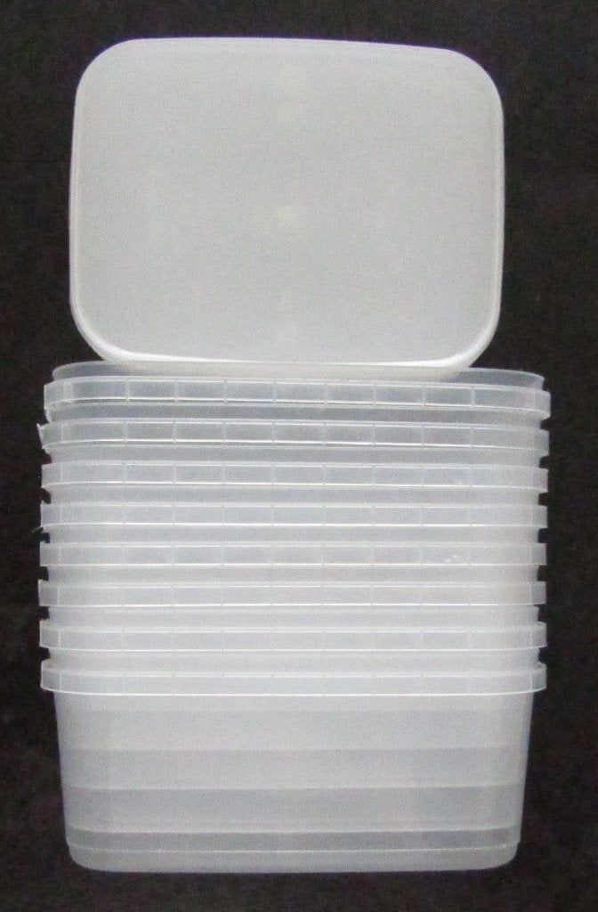8 récipients avec couvercles pour aliments, hobby 200 ml, Enlèvement ou Envoi, Comme neuf